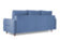 Фолде трёхместный диван флип-аут Велюр Priority 795 (синий) арт. 4673739701515